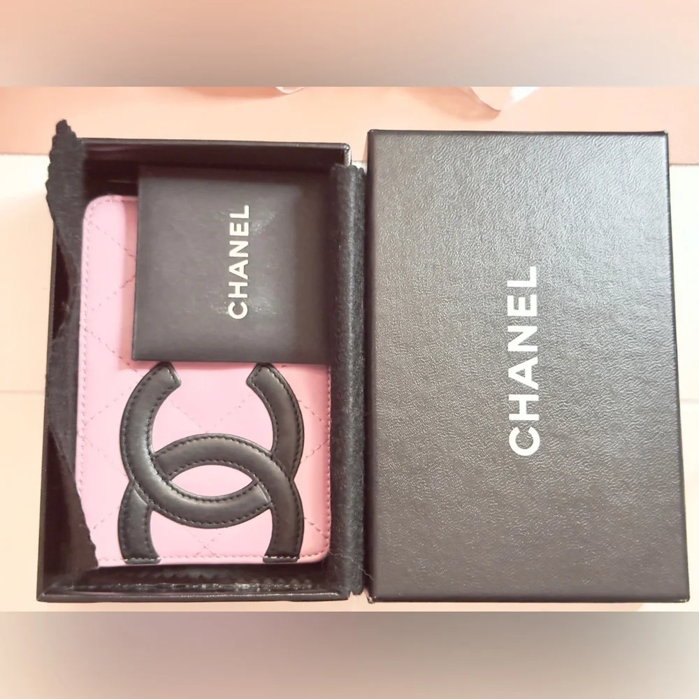 💝 Pink Chanel Cambone Card Holder Wallet 💝 CUSTOMER APPRECIATION GIFT - Picture 14 of 14